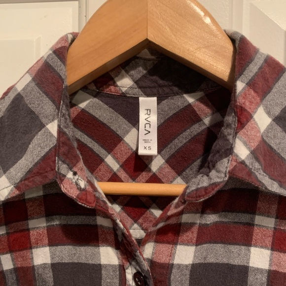 RVCA women’s flannel XS - Picture 2 of 4